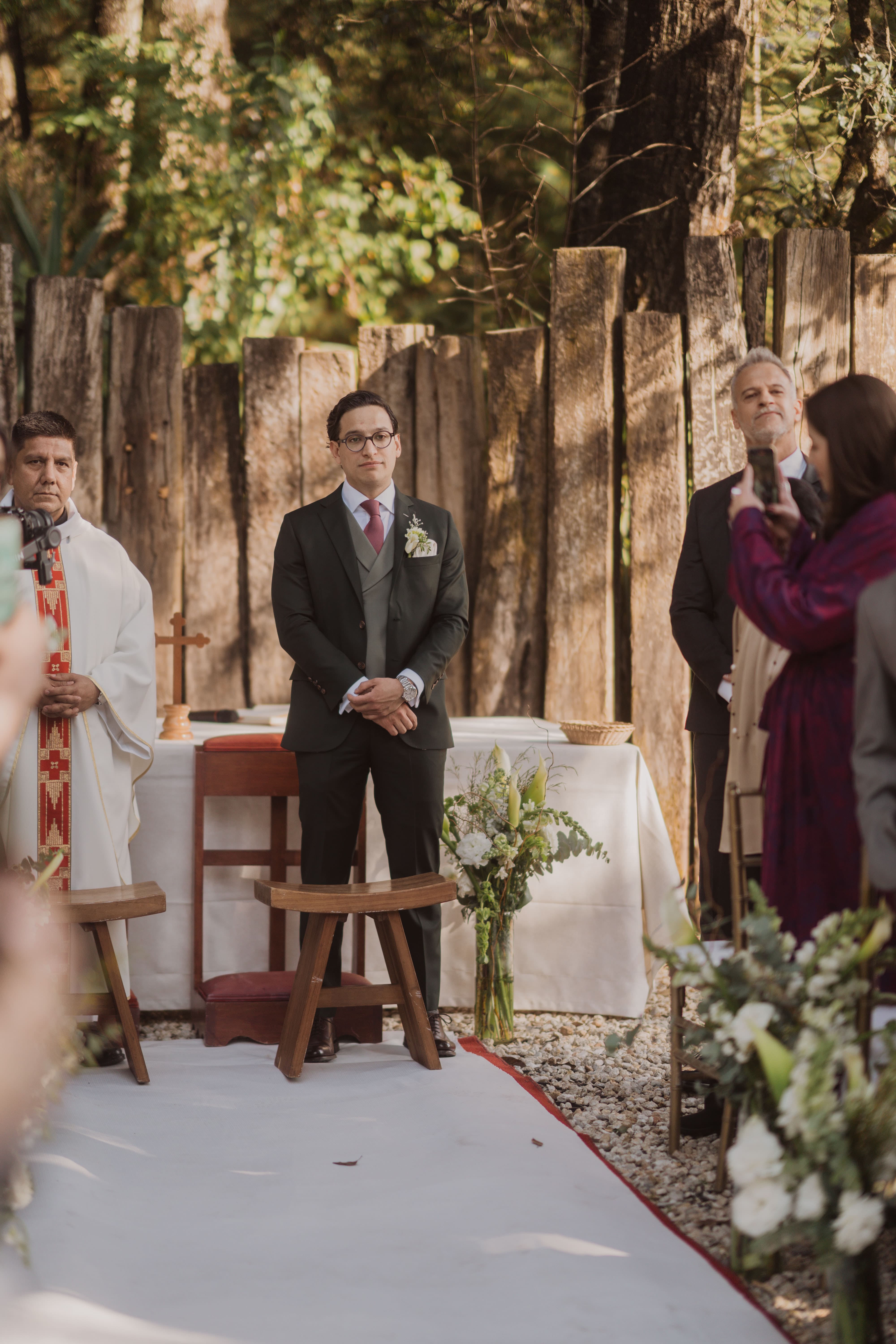 Fotografía de KARLA & ANDRÉS . JARDÍN RANCHO LA PEÑA de Ht Planner - 48294 