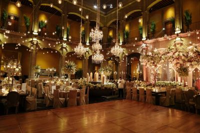 Fotografía de bodas de noche de Club de Banqueros de México - 9803 