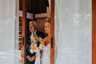 Fotografía de Sarah & Eric, wedding day at Tulum Qroo. de The Big, Big Love Wedding Gang - 25519 